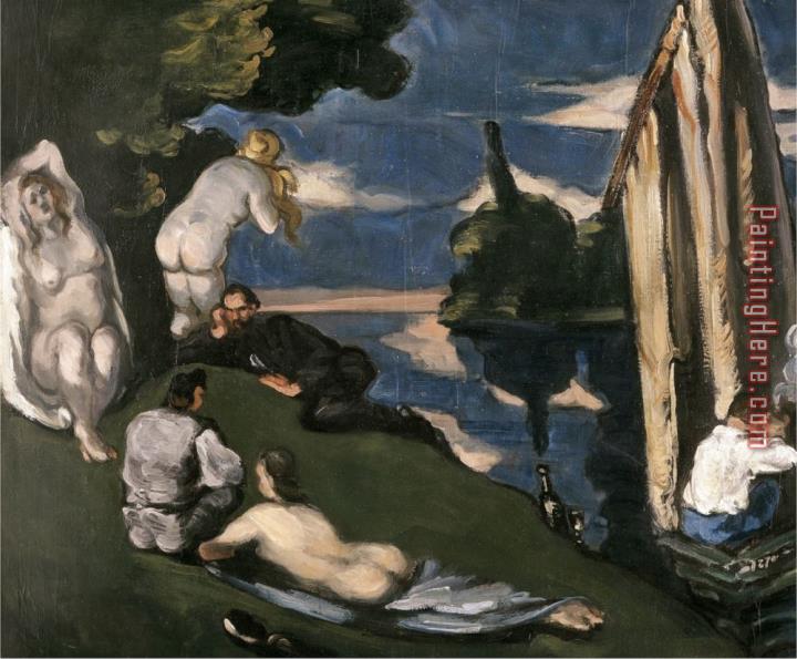 Paul Cezanne Pastoral C 1870